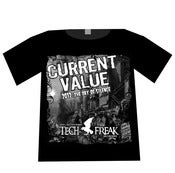 Image of CURRENT VALUE " 2012" ALBUM T SHIRT -  TECH FREAK (Only 40 Made!!) Gildan Ultra 100% Cotton Shirts