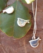 Image of fatbird earrings and matching pendant