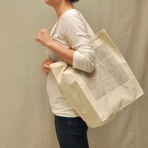 Squares Grocery Tote