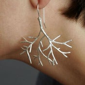 Image of Silver Tree Earrings