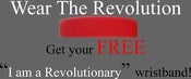 Image of "I Am A Revolutionary" Wristband