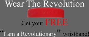 Image of "I Am A Revolutionary" Wristband
