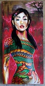 Image of Tattoo Girl - original painting on canvas