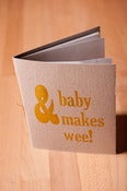 Image of & Baby Makes Wee Wood Type Letterpress BOok