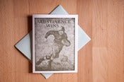 Image of "Abstinence Wins" Vintage Image Letterpress Card