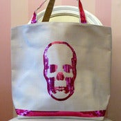 Image of ♡ BAG "HEAD" PINK & SAND