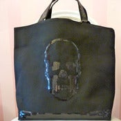 Image of ♡ BAG "HEAD" BLACK & BLACK