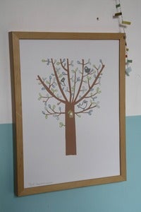 Image of Affiche Arbre & oiseaux