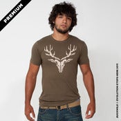 Image of Buckwild Premium Tee (Khaki on Army Green)