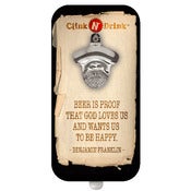 Image of Clink N Drink Ben Franklin Quote