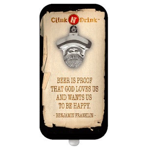 Image of Clink N Drink Ben Franklin Quote