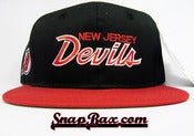 Image of VINTAGE NEW JERSEY DEVILS SCRIPT SNAPBACK