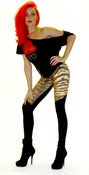 Image of CLASSIC TWO TONE TIGER & BLACK LEGGINGS...