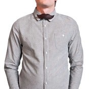 Image of Brown Leather Bowtie