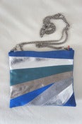 Image of Christiansen Pochette arty bleu