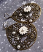 Image of Boucles d'oreilles "fleurs d'été"