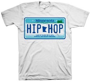 Image of SOLD OUT: MINNESOTA HIP HOP LICENSE PLATE