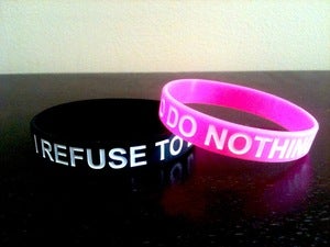Image of "I Refuse To Do Nothing" Wristbands