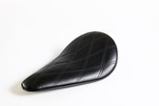 Image of Diamond stitch leather solo seats