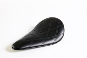 Image of Diamond stitch leather solo seats