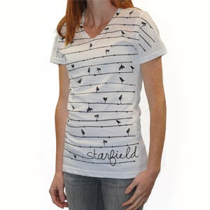 Image of Girls Cut - "Bird On Wire" t-shirt