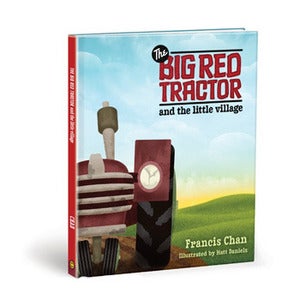 Image of The Big Red Tractor and the Little Village - Children's Book