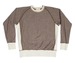 Image of Brown Heather Ringspun Cotton Crossgrain Terry Crew