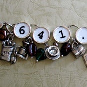 Image of Dewey Decimal Coffee Charm Bracelet