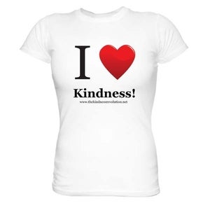 Image of I HEART Kindness Ladies T Shirt