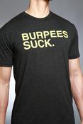 Image of Charcoal Grey "Burpees Suck."