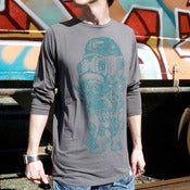 Image of Cthulhu Ninja Robo eco long sleeve2