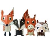 Image of FOREST FRIENDS PAPER ANIMALS