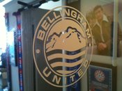 Image of Bellingham United window decal