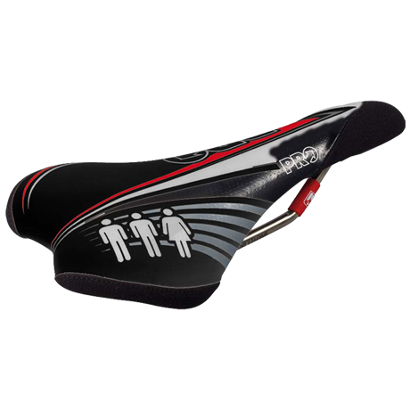 Image of Atherton DH and 4X microfibre saddle, hollow titanium rails