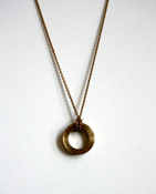 Image of Brass Ring Necklace