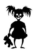 Image of Zombie Girl (Family Decal Set)
