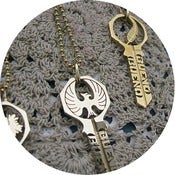 Image of KEY NECKLACE: Birds of a Feather