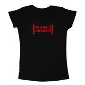 Image of T shirt Femme "logo No One Is Innocent" (rouge ou blanc)