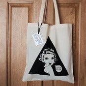 Image of GET TAE FUCK tote bag