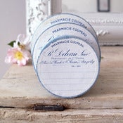 Image of Antique Round French Pill Box