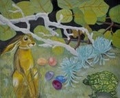 Image of Easter Bunny and Turtle