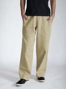 Image of HEMP DRAWSTRING PANTS - KHAKI