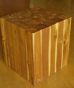 Image of Teak Ring Side Table/Stool