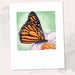 Image of Butterfly Dances on Flower Giclee Art Print