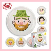Image of Food Face, il piatto da decorare con il cibo (successo garantito!)