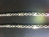 Image of 36 inch diamond bar stainless steel chain 9mm wide