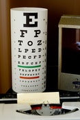 Image of Limited Edition Lamp - Eye Test Chart