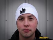 Image of Mischief "Loki" Fleece Beanie - WHITE