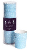 Image of Blue Spots Baking Cups