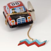 Image of NECKLACE - coral - surf - chevron